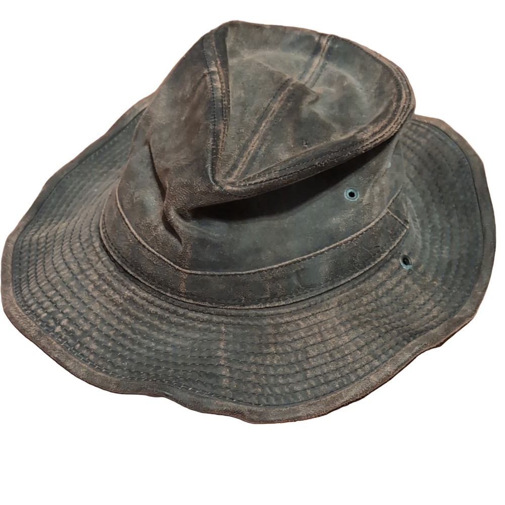 Dorfman Pacific Co Outback Hat Mens Brown L Wide Brim Breathable Twill